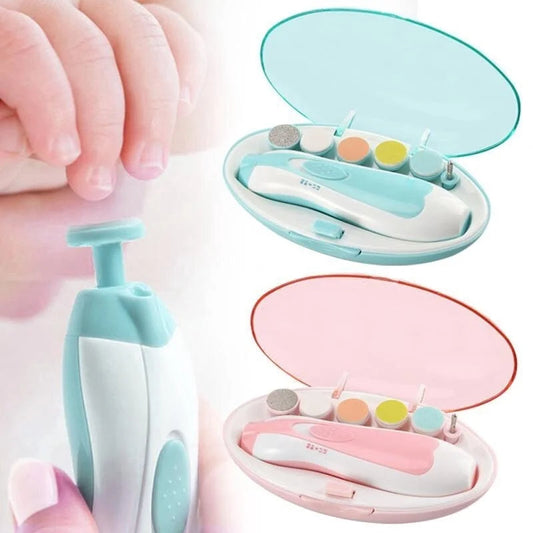 Baby Nail Care Kit: Electric Trimmer & Polisher Set